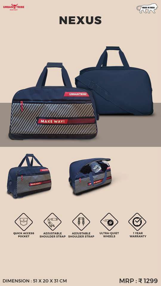 NEXUS – Graphic Wheeler Duffel